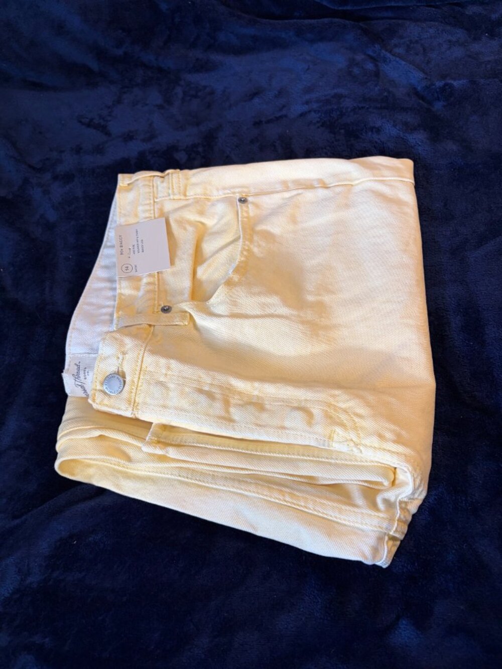 Universal Thread Mid-Rise Jeans, Size 14, Short, Color Yellow, 90s Baggy leg - Picture 8 of 9